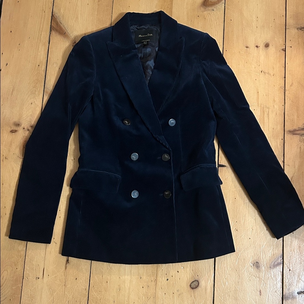 Massimo Dutti navy blazer